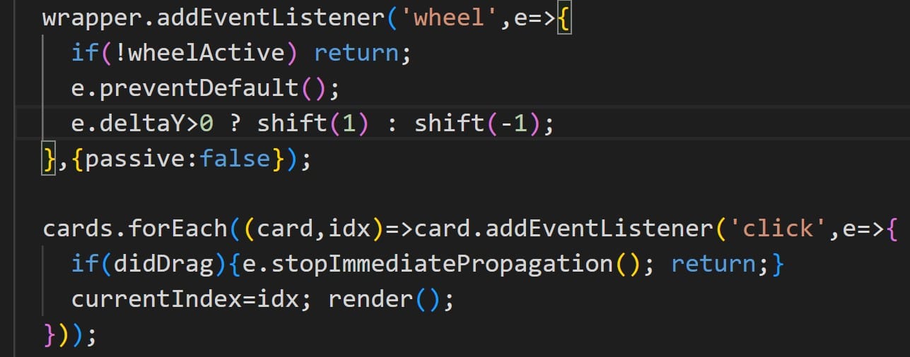 Beispiel eines Code-Snippets